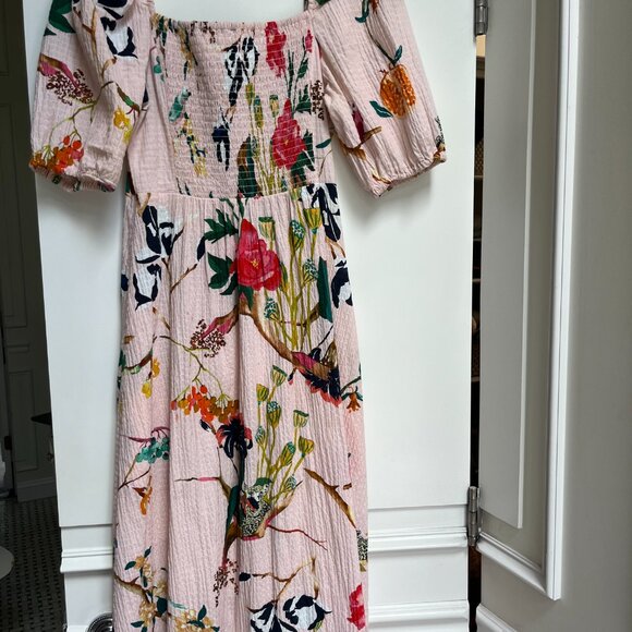 Tanya Taylor Floral bird floral dress Lucinda - Picture 3 of 4